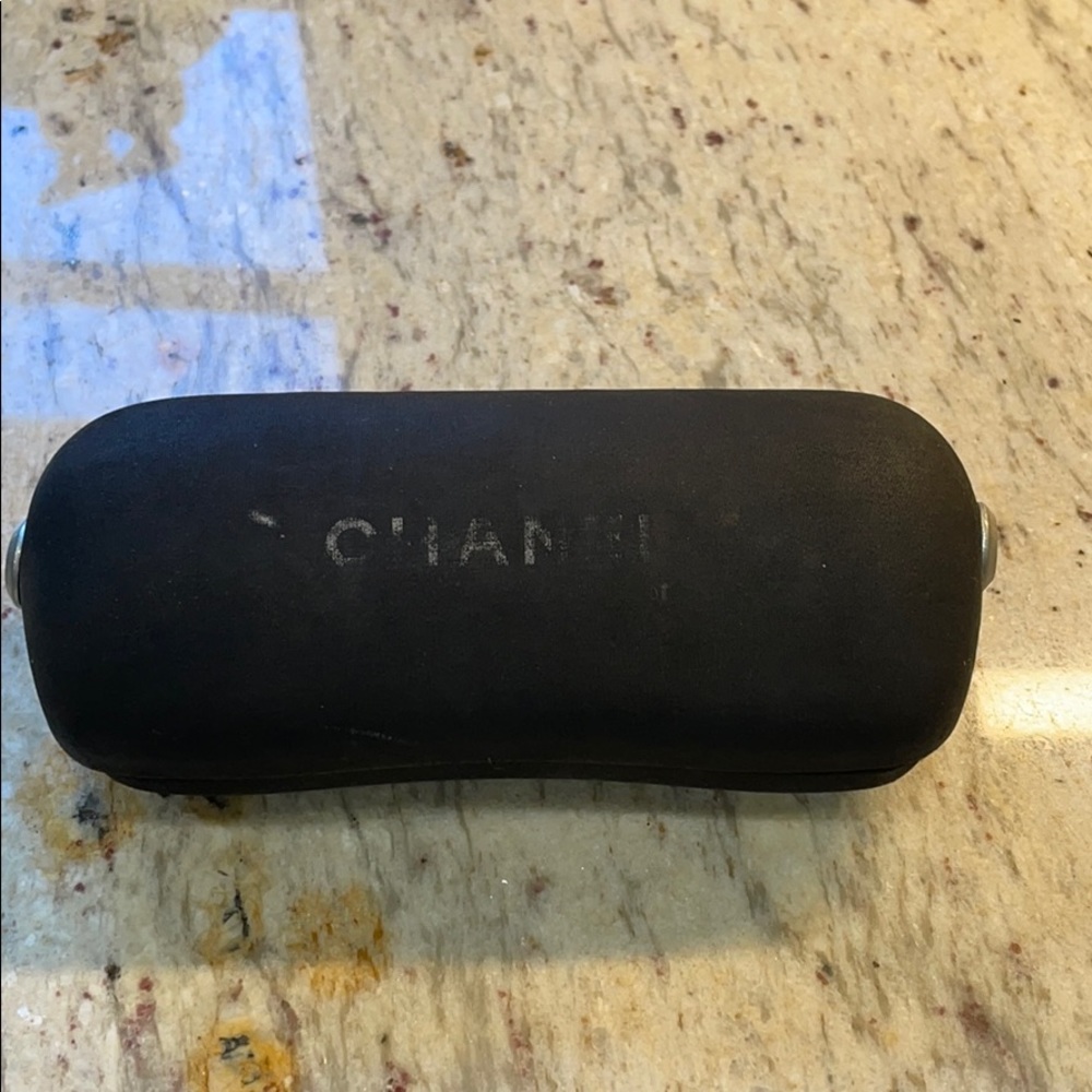 Vintage Chanel Black Eyeglass Case